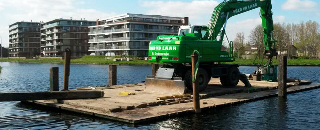 Aanleg Sonse Haven Fred van de Laar Grondbouw, Wegenbouw en Waterbouw uit Sint-Oedenrode