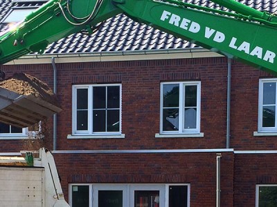 Nieuwbouw woningen grondverzet Fred van de Laar Grond-, weg- en waterbouw door Fred van de Laar BV uit Sint-Oedenrode uit Sint-Oedenrode