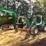 verhuur van grondverzetmachines, rupsmaterieel door Fred van de Laar Grond-, Weg-, en Waterbouw uit Sint-Oedenrode